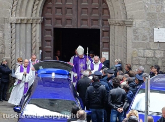 Viterbo - Omicidio in via San Luca - I funerali di Norveo Fedeli