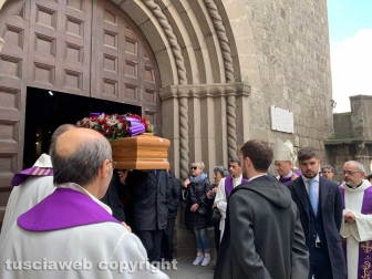 Viterbo - Omicidio in via San Luca - I funerali di Norveo Fedeli