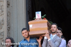 Viterbo - I funerali di Paolo Aquilani