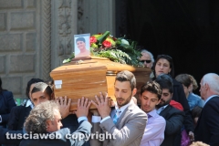 Viterbo - I funerali di Paolo Aquilani