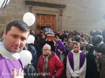 Viterbo - I funerali di Patrice Tiekone