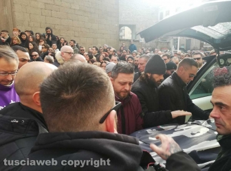 Viterbo - I funerali di Patrice Tiekone