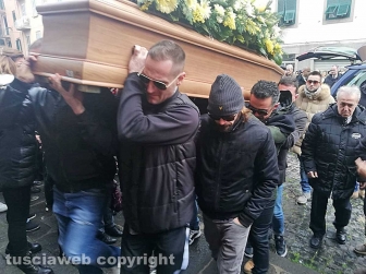 Viterbo - I funerali di Patrice Tiekone