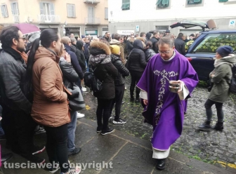 Viterbo - I funerali di Patrice Tiekone