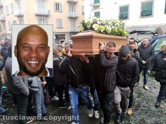 Viterbo - I funerali di Patrice Tiekone
