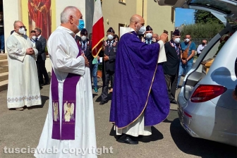 Viterbo - I funerali di Piero Sagone