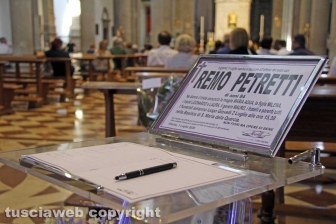 I funerali di Remo Petretti