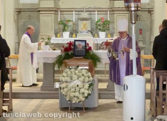 Caprarola - I funerali di Renzo Cristofori