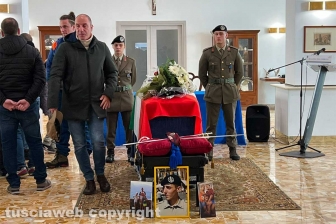 I funerali di Riccardo D'Angeli