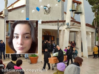 Civitavecchia - I funerali di Sara Girelli