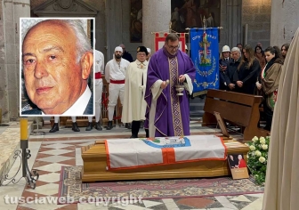 Viterbo - I funerali di Silvio Ascenzi
