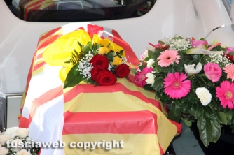 I funerali di Simona Cuccagna