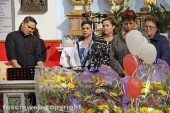 I funerali di Simone Ricci