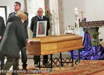 Corchiano - I funerali di Tamara Ricci