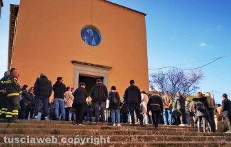 Corchiano - I funerali di Tamara Ricci