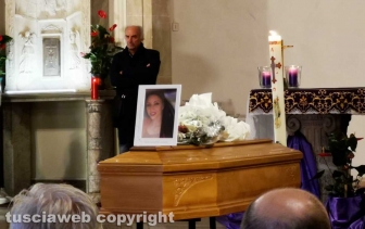 Corchiano - I funerali di Tamara Ricci