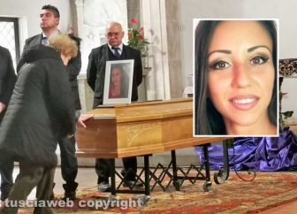 Corchiano - I funerali di Tamara Ricci