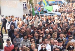 Sorano - I funerali di Valentina e Martina
