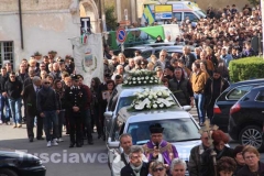 Sorano - I funerali di Valentina e Martin