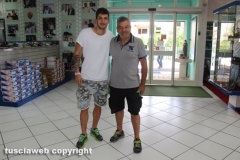 I giocatori della Lazio a Vetralla