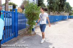 I giocatori della Lazio a Vetralla