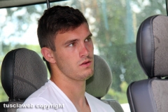 I giocatori della Lazio a Vetralla