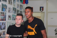 I giocatori della Lazio a Vetralla