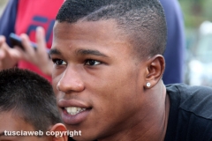 I giocatori della Lazio a Vetralla