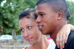 I giocatori della Lazio a Vetralla