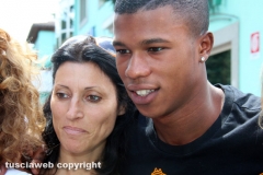 I giocatori della Lazio a Vetralla