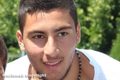 I giocatori della Lazio a Vetralla