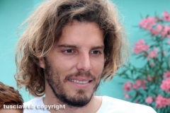 I giocatori della Lazio a Vetralla