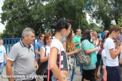 I giocatori della Lazio a Vetralla