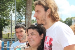 I giocatori della Lazio a Vetralla