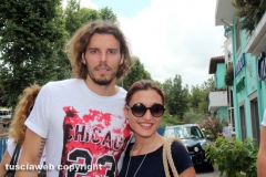 I giocatori della Lazio a Vetralla