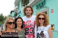 I giocatori della Lazio a Vetralla