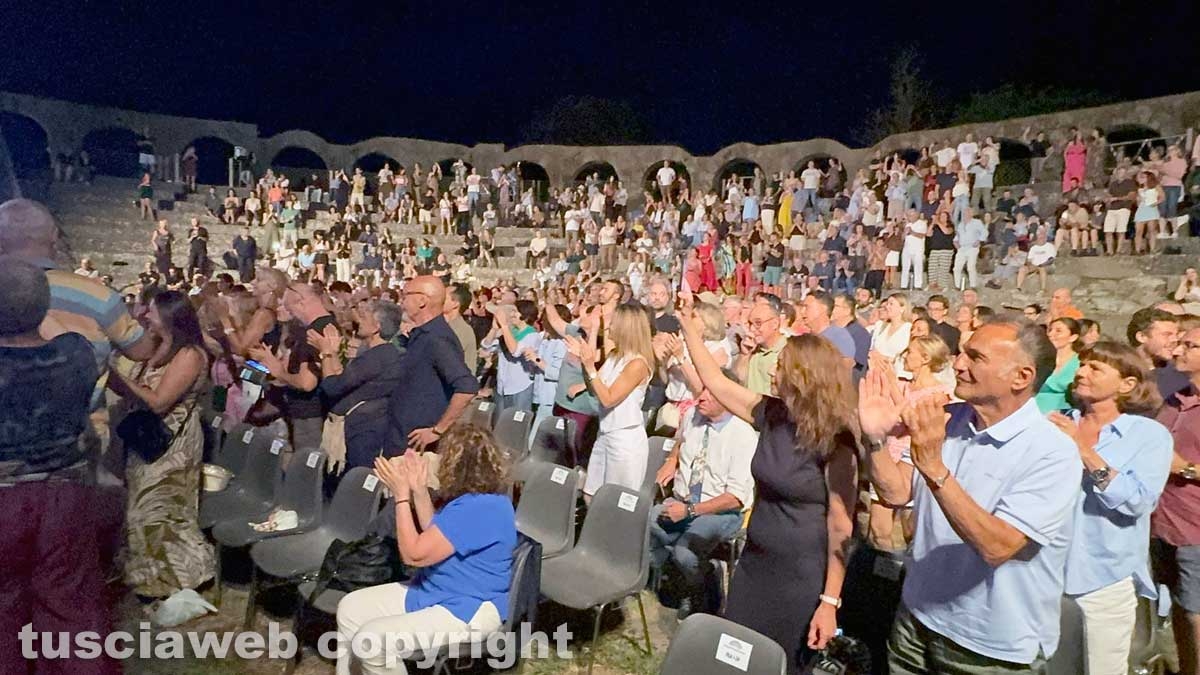 Tuscia in jazz for sla - Pablo Reyes e i Gipsy kings a Ferento - Il pubblico protagonista