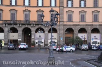 Piazza della Rocca prima del 5 gennaio