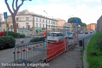I lavori a piazzale Gramsci