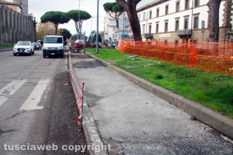I lavori a piazzale Gramsci