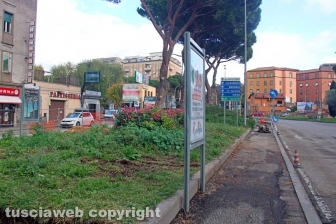 I lavori a piazzale Gramsci