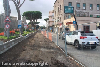 I lavori a piazzale Gramsci