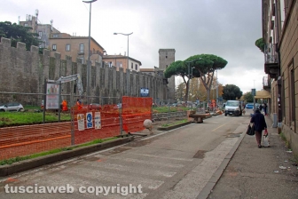 I lavori a piazzale Gramsci