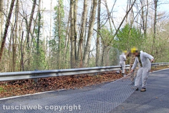 I lavori di sistemazione della Chemical city