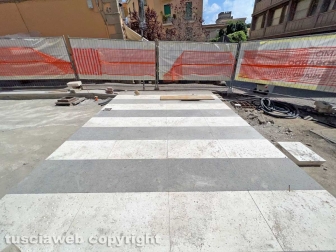 I lavori in via Matteotti