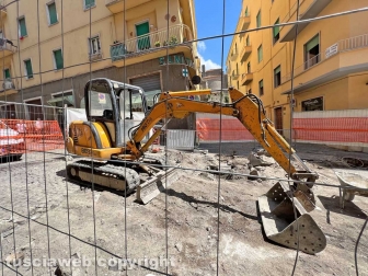I lavori in via Matteotti