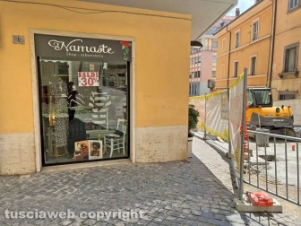 I lavori in via Matteotti