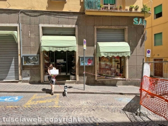 I lavori in via Matteotti