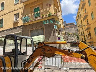 I lavori in via Matteotti