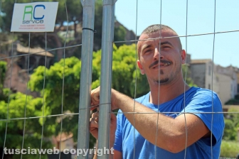 I lavori per il set di Catch-22